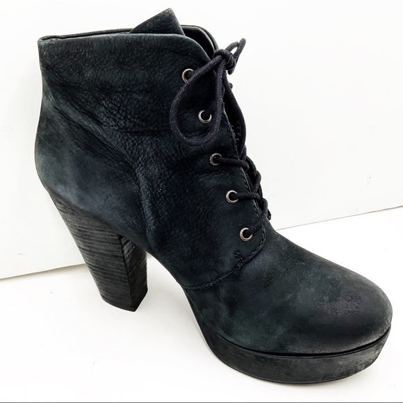 {STEVE MADDEN} 'Raspy' Distressed Leather Platform Boots - Picture 2 of 16